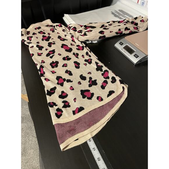 Chicos Womens Top Size 3 US XL Animal Print Long Sleeve Modern Artsy Mob Wife - Picture 5 of 6